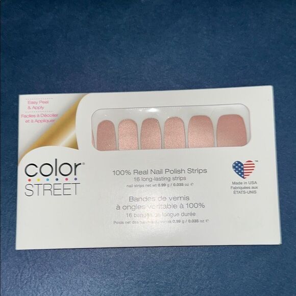 At The Plaza Color Street Blush Nail Polish Strips - Picture 2 of 7